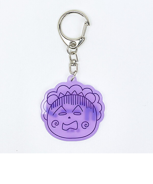 コジコジ アクリルキーホルダー蓄光 (パープル)