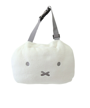 ミッフィー miffy ヘッドレスティッシュケース （ホワイト） カー用品