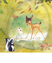 ディズニー  バンビ アートパネル インテリア Disney  日本製