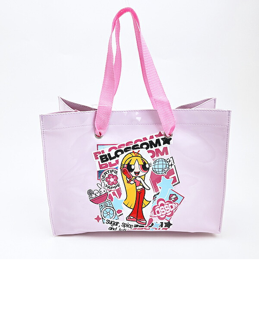 パワーパフガールズ ブロッサム ショッパートートバッグ (ピンク) パワパフ