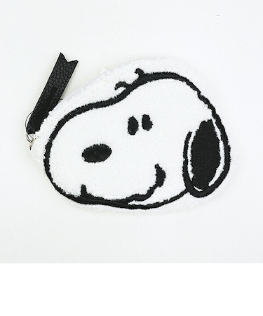 スヌーピー ダイカットさがらポーチ ホワイト SNOOPY