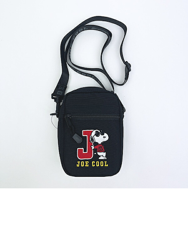 スヌーピー ジョークール 縦型ショルダーバッグ ブラック SNOOPY