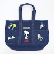 スヌーピー トートバッグ デニム SNOOPY
