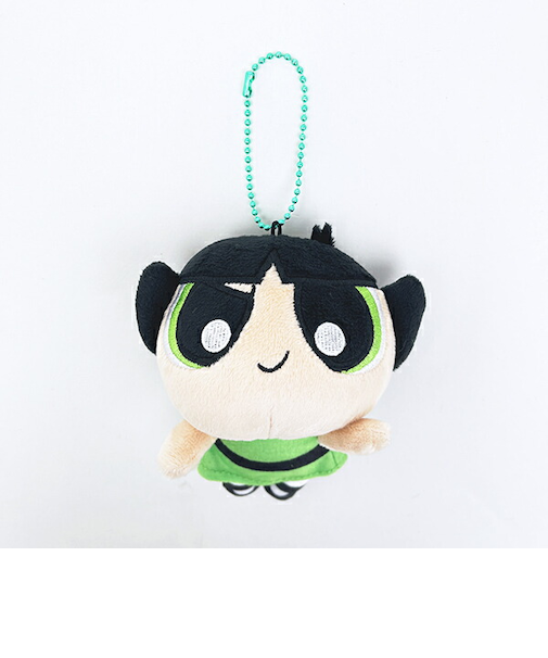 パワーパフガールズ 空飛ぶバターカップ ぬいぐるみマスコット パワパフ