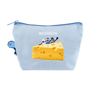 パペットスンスン ぴょこっとポーチ チーズ