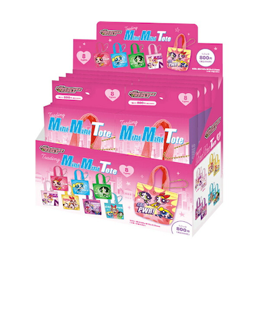 パワーパフガールズ トレーディングミニミニトートバッグ キーホルダー 全8種 コンプリートBOX