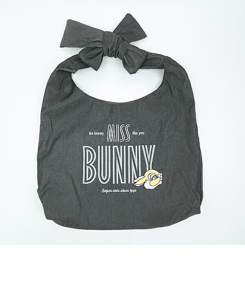 ディズニー ミス・バニー リボンハンドルトートバッグ ブラック バンビ ACCOMMODE アコモデ Disney