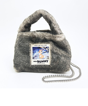 ディズニー ミスバニー ラベルファーショルダーバッグ グレー バンビ ACCOMMODE アコモデ Disney