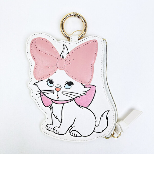 ディズニー マリー ダイカットフラットポーチ ACCOMMODE アコモデ Disney