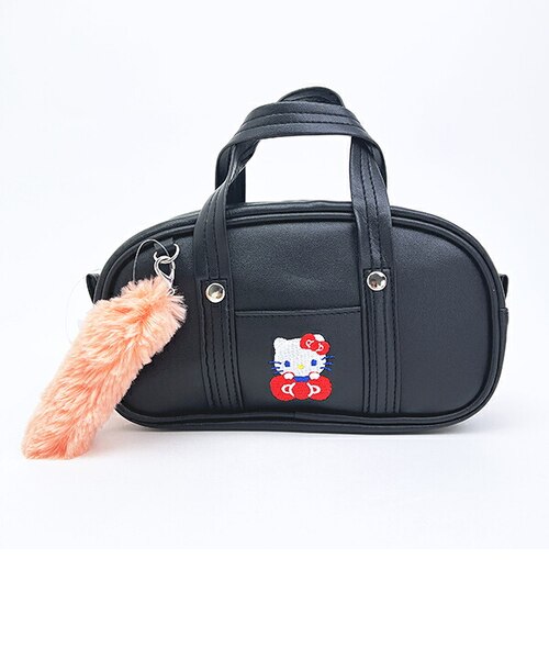 サンリオ ハローキティ スクバ風ペンケース 文具 ブラック sanrio