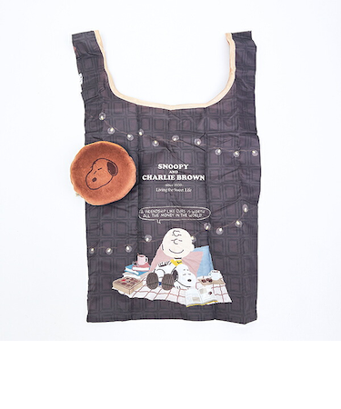 スヌーピー ポーチ付きエコバッグ チョチョコレート SNOOPY