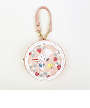 スヌーピー ラウンドマカロンポーチ ストロベリー SNOOPY