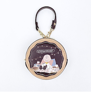 スヌーピー ラウンドマカロンポーチ チョチョコレート SNOOPY