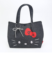 サンリオ ハローキティ トートバッグ ブラック Sanrio