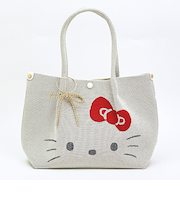 サンリオ ハローキティ トートバッグ アイボリー Sanrio