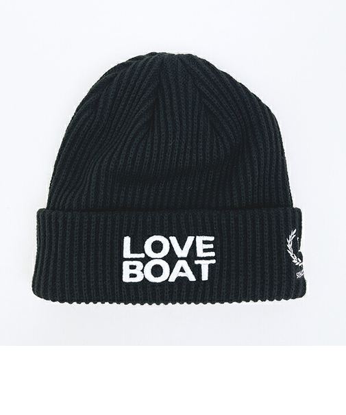 LOVEBOAT(ラブボート)  ニットキャップ ブラック 帽子 アパレル