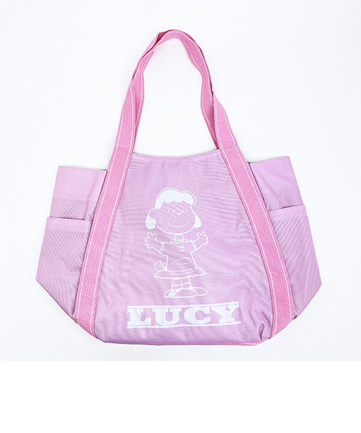 スヌーピー ルーシー バルーントートバッグ ピンク SNOOPY