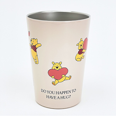 ディズニー くまのプーさん ステンレスタンブラー アイボリー ランチ コップ Disney