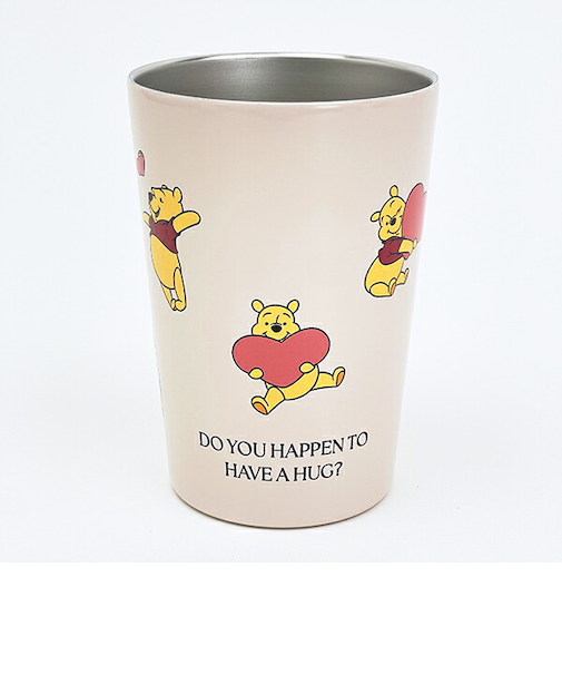 ディズニー くまのプーさん ステンレスタンブラー アイボリー ランチ コップ Disney