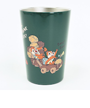 ディズニー チップとデール ステンレスタンブラー グリーン ランチ コップ Disney