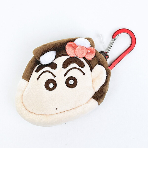 サンリオ ハローキティ × クレヨンしんちゃん カラビナ付きふわミニポーチ sanrio