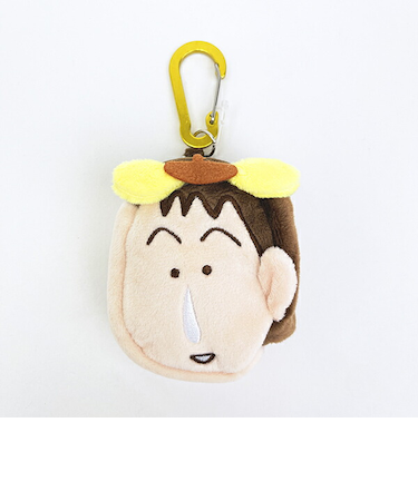 サンリオ ポムポムプリン × クレヨンしんちゃん ボーちゃん カラビナ付きふわミニポーチ sanrio