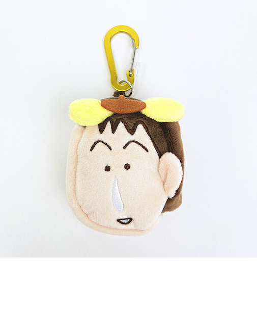 サンリオ ポムポムプリン × クレヨンしんちゃん ボーちゃん カラビナ付きふわミニポーチ sanrio