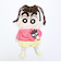 サンリオ バッドばつ丸 × クレヨンしんちゃん ぬいぐるみ巾着 sanrio