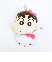 サンリオ ハローキティ × クレヨンしんちゃん リール付きマスコット キーホルダー sanrio