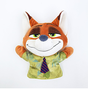 ディズニー ズートピア ニック・ワイルド ハンドパペット ぬいぐるみ Disney