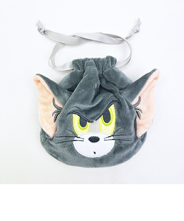 トムとジェリー (トム) ぬいぐるみ巾着 トムジェリ