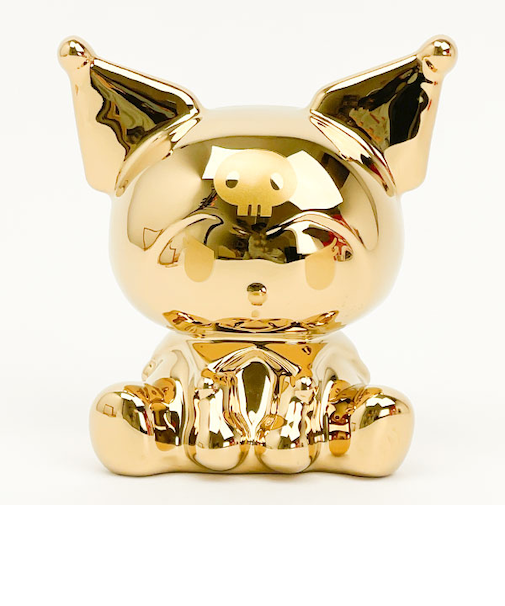 サンリオ クロミ 貯金箱 ゴールド sanrio