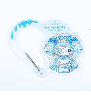 サンリオ マイメロディ＆クロミ DollyMix アクリルハートカラビナ マイメロディ ブルー sanrio
