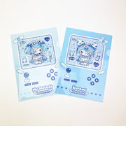 サンリオ マイメロディ＆クロミ DollyMix A4クリアファイル2枚セット 文具 ブルー sanrio