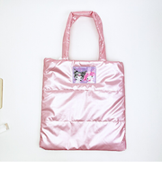 サンリオ マイメロディ&クロミ パステルドリームランド ダウントートバッグ ピンク sanrio