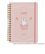 ミッフィー miffy バンド付きB6ノート ストロベリー 文具