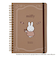 ミッフィー miffy バンド付きB6ノート チョコレート 文具