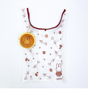 ミッフィー miffy ポーチ付きエコバッグ チェリー