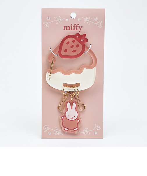 ミッフィー miffy キーリング ストロベリー