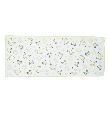 ポケットモンスター ポケピース ファストドライフェイスタオル イエロー ポケモン