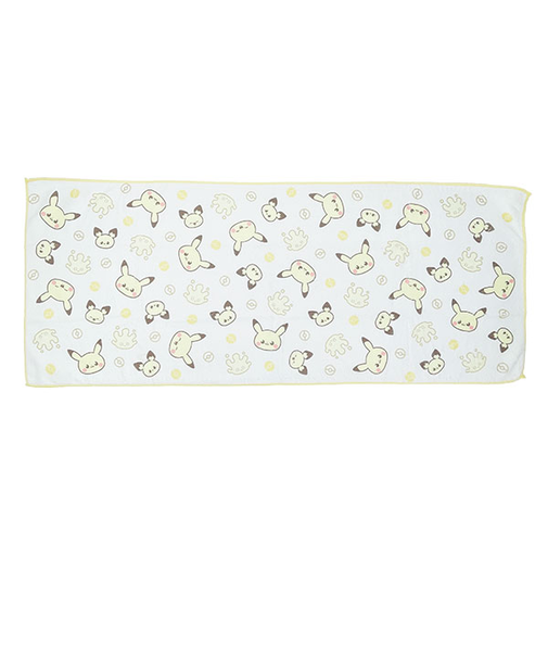 ポケットモンスター ポケピース ファストドライフェイスタオル イエロー ポケモン