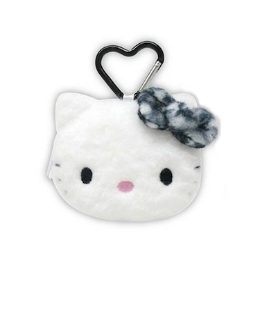 サンリオ ハローキティ 千鳥格子シリーズ 小銭入れ ブラック 平成レトロ Sanrio