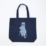 ムーミン ムーミンパパ ヘビーキャンパストート バッグ ネイビー