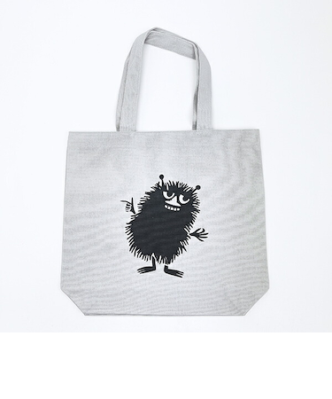 ムーミン スティンキー ヘビーキャンパストート バッグ グレー