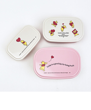 ディズニー くまのプーさん シールランチボックス3個セット お弁当 Disney
