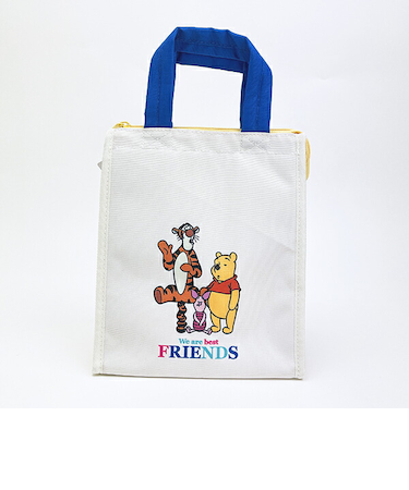 ディズニー くまのプーさん スクエアランチバッグ(M) POOH FUNNY FACES お弁当 Disney