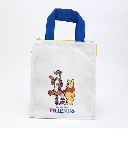 ディズニー くまのプーさん スクエアランチバッグ(M) POOH FUNNY FACES お弁当 Disney