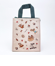 ディズニー チップとデール スクエアランチバッグ(M) Chip'n'Dale NUTS お弁当 Disney