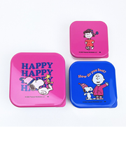 スヌーピー シールランチボックス3個セット お弁当 SNOOPY
