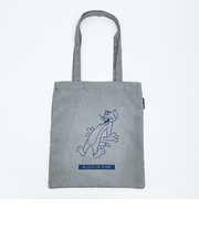 トムとジェリー (トム) フロッキー配色トートバッグ トムジェリ